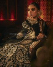 Actress Aditi Rao Hydari in a Gorgeous Black Dress Photoshoot Stills 01