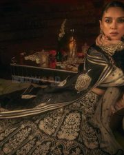 Actress Aditi Rao Hydari in a Gorgeous Black Dress Photoshoot Stills 03