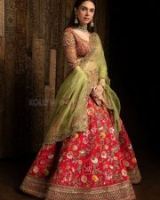 Actress Aditi Rao Hydari in a Traditional Lehenga Photo 01