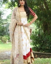 Actress Aishwarya Dutta At A Movie Pooja Pictures