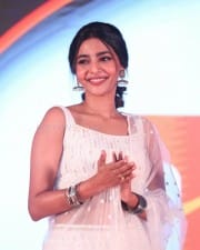 Actress Aishwarya Lekshmi At Action Movie Pre release Event Photos