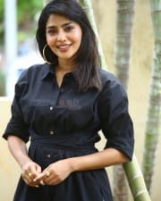 Actress Aishwarya Lekshmi at Godse Movie Interview Photos 16