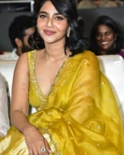 Actress Aishwarya Lekshmi at King of Kotha Pre Release Event Photos 02