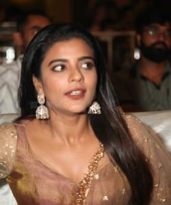 Actress Aishwarya Rajesh at Republic Movie Pre Release event Pictures 10