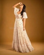 Actress Aishwarya Rajesh in a White Princess Dress Photos 03