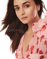 Actress Alia Bhatt in a Pink Magda Butrym Dress Photos 01