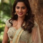 Anagha 4 Actress Anagha At Guna Trailer Launch Event Photos