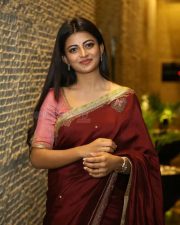 Actress Anandhi at Itlu Maredumilli Prajanikam Pre Release Event Photos 10
