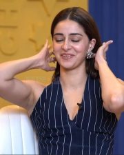 Actress Ananya Panday Armpits at Call Me Bae Interview Photos 05