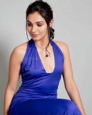 Actress Andreah Jeremiah Sexy Blue Dress Photoshoot Stills