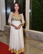Actress Anikha Surendran at King of Kotha Pre Release Event Stills 03