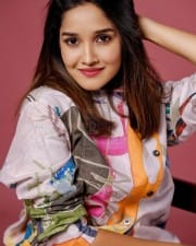 Actress Anikha Surendran in a Colorful Short Dress Photoshoot Pictures 01