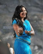 Actress Anjali Sexy Saree Photos