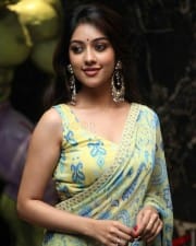 Actress Anu Emmanuel at Maha Samudram Movie Trailer Launch Photos 12