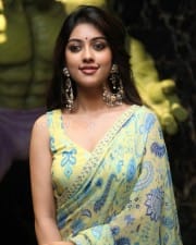 Actress Anu Emmanuel at Maha Samudram Movie Trailer Launch Photos 15