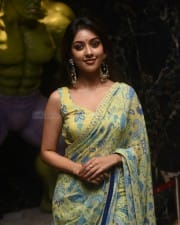 Actress Anu Emmanuel at Maha Samudram Movie Trailer Launch Photos 27