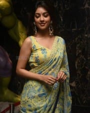 Actress Anu Emmanuel at Maha Samudram Movie Trailer Launch Photos 30