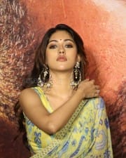 Actress Anu Emmanuel at Maha Samudram Movie Trailer Launch Photos 34