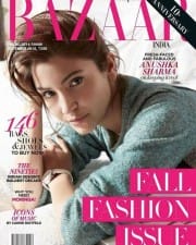 Actress Anushka Sharma Harper Bazaar Magazine Photos