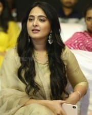 Actress Anushka Shetty At Nishabdham Pre Release Event Photos