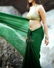 Actress Anushka Shetty Hot Navel Photos