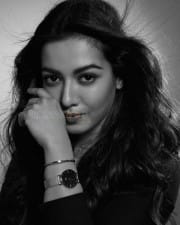 Actress Catherine Tresa Black and White Photoshoot Photos 01