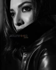 Actress Catherine Tresa Black and White Photoshoot Photos 02