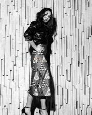Actress Catherine Tresa Black and White Photoshoot Photos 05