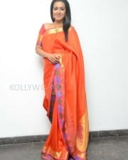 Actress Catherine Tresa Saree Pictures