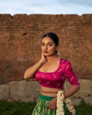 Actress Esther Anil Sexy Traditional Photoshoot Pictures 03