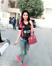 Actress Gehana Vasisth At Cricket Stadium Photos