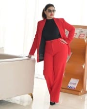 Actress Honey Rose Latest Red Formal Photos 01
