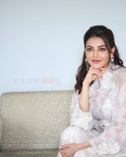 Actress Kajal Aggarwal at Satyabhama Movie Interview Pictures 22 Actress Kajal Aggarwal at Satyabhama Movie Interview Pictures 22