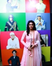 Actress Keerthi Suresh At Live Art Museum Photos