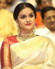 Actress Keerthi Suresh At Nadigaiyar Thilagam Event Photos