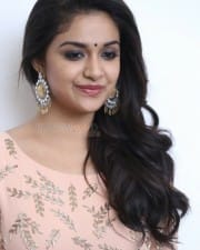 Actress Keerthi Suresh At Nadigaiyar Thilagam Success Meet Photos