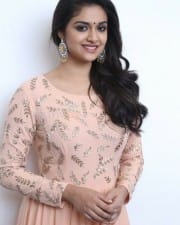 Actress Keerthi Suresh At Nadigaiyar Thilagam Success Meet Photos