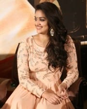Actress Keerthi Suresh At Nadigaiyar Thilagam Success Meet Photos