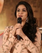 Actress Keerthi Suresh At Nadigaiyar Thilagam Success Meet Photos