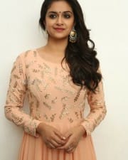 Actress Keerthi Suresh At Nadigaiyar Thilagam Success Meet Photos