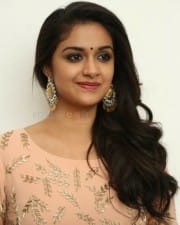 Actress Keerthi Suresh At Nadigaiyar Thilagam Success Meet Photos