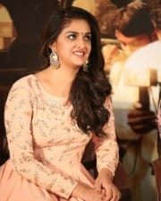Actress Keerthi Suresh At Nadigaiyar Thilagam Success Meet Photos