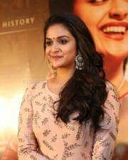 Actress Keerthi Suresh At Nadigaiyar Thilagam Success Meet Photos