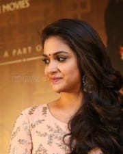Actress Keerthi Suresh At Nadigaiyar Thilagam Success Meet Photos