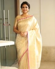 Actress Keerthi Suresh At Pandem Kodi  Trailer Launch Photos