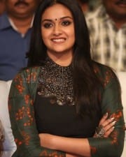 Actress Keerthy Suresh Black Dress Photos