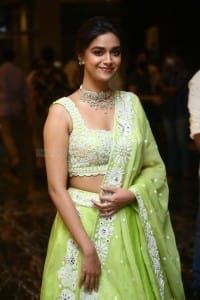 Actress Keerthy Suresh at Good Luck Sakhi Movie Pre Release Event Photos 05