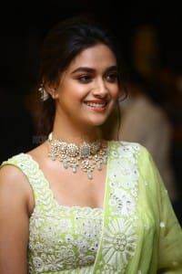 Actress Keerthy Suresh at Good Luck Sakhi Movie Pre Release Event Photos 06