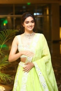 Actress Keerthy Suresh at Good Luck Sakhi Movie Pre Release Event Photos 12