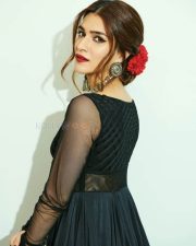Actress Kriti Sanon in a Black Gown with Transparent Sleeves Photo 01 Actress Kriti Sanon in a Black Gown with Transparent Sleeves Photo 01